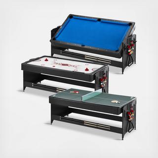 Original 3-in-1 7' Pockey Multi-Game Table