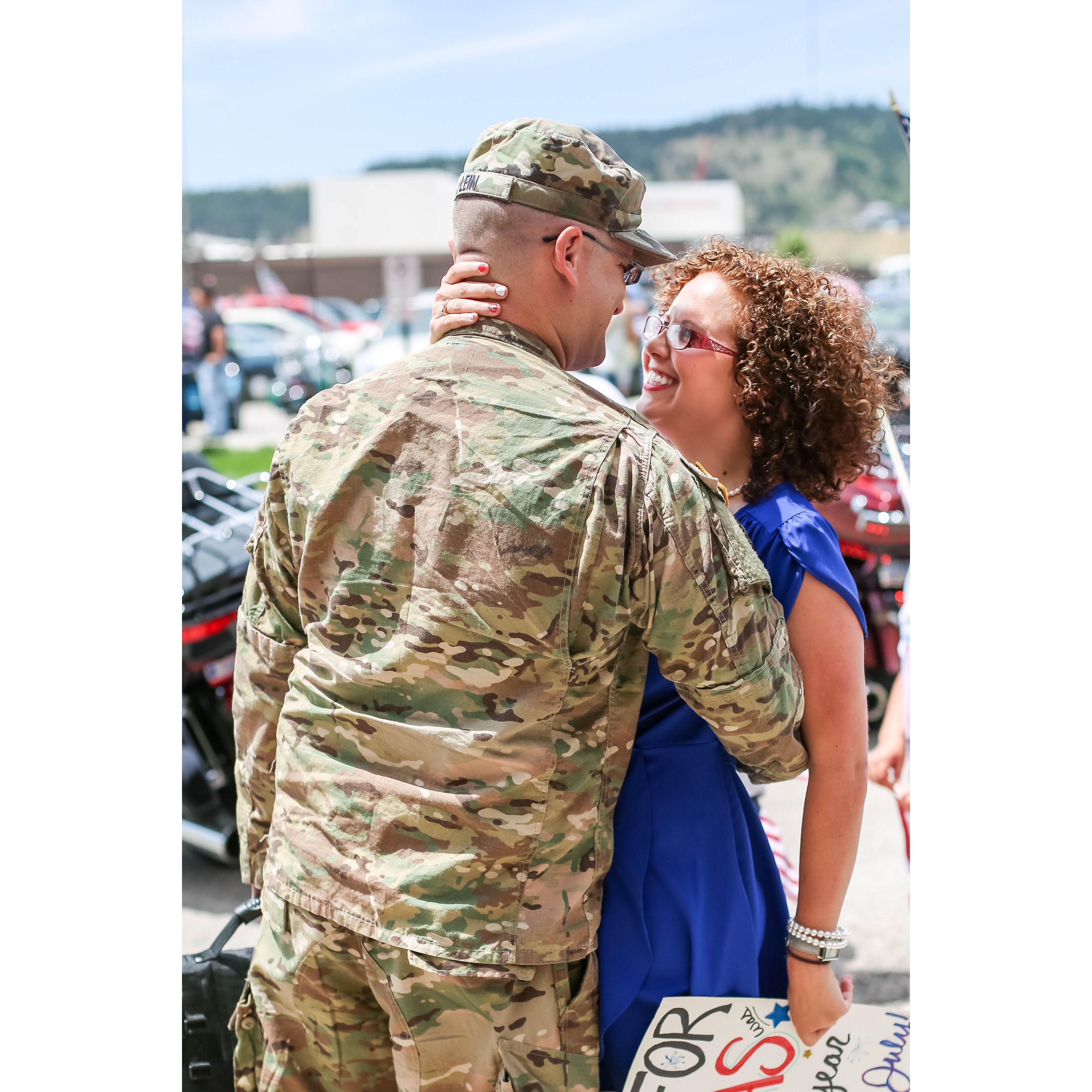 Wade's Homecoming from Kuwait 2016