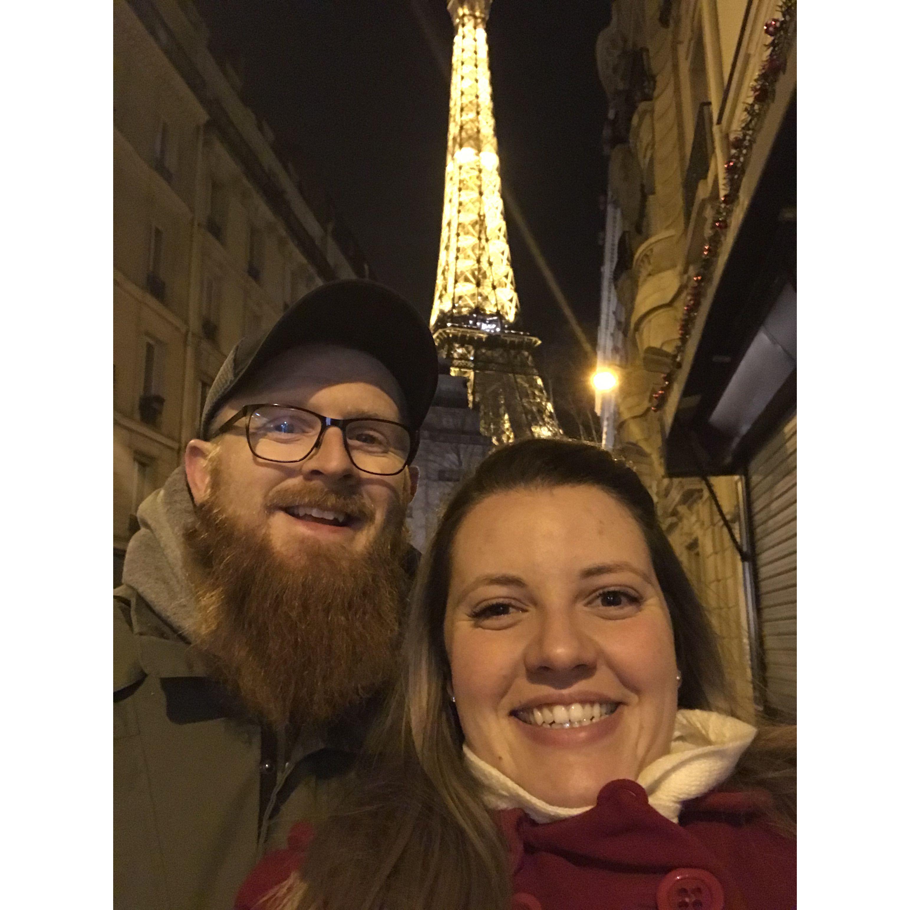 Our last night in Europe on our way to Uruguay, December 2019.