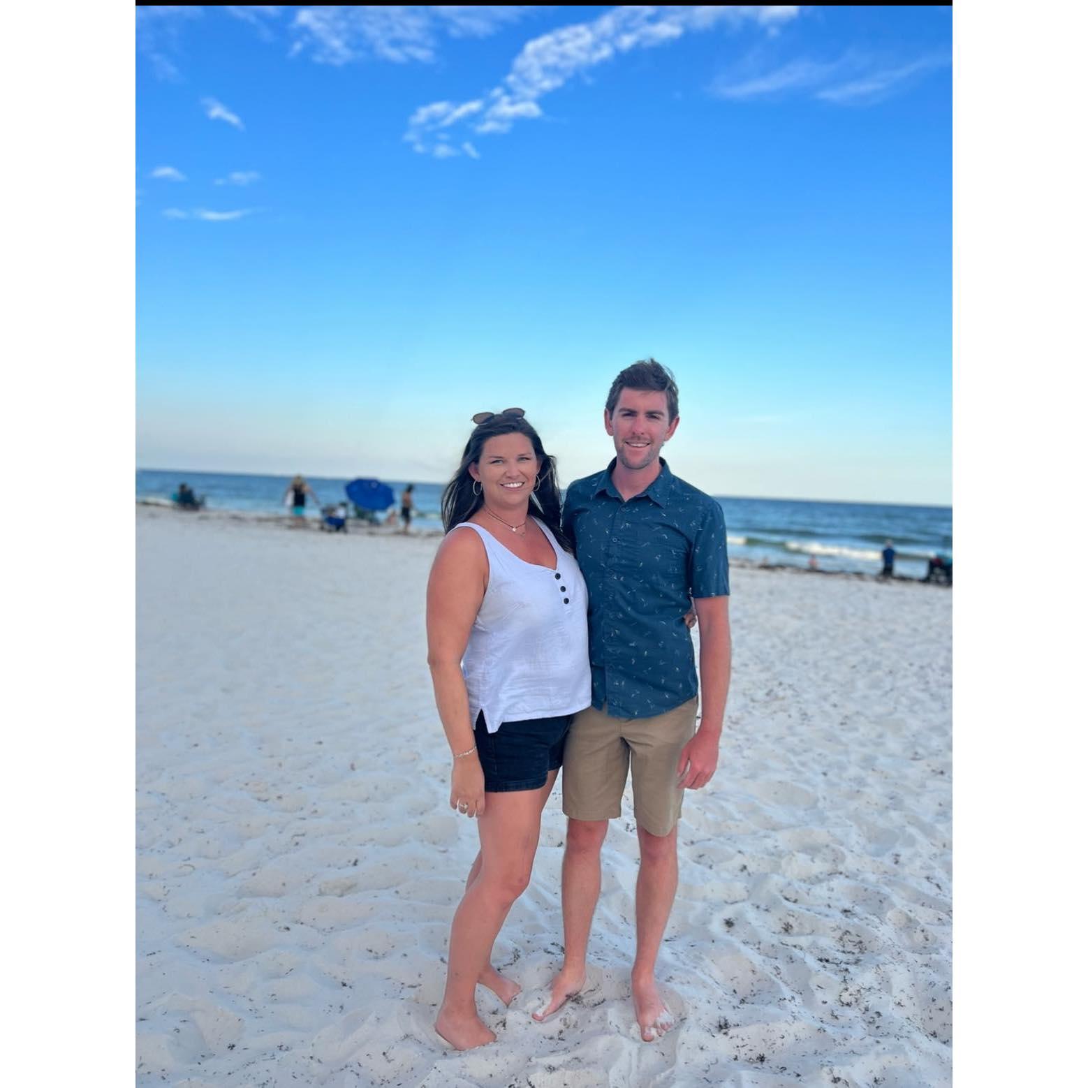 Enjoying one of Avery's favorite destinations in Orange Beach, Alabama