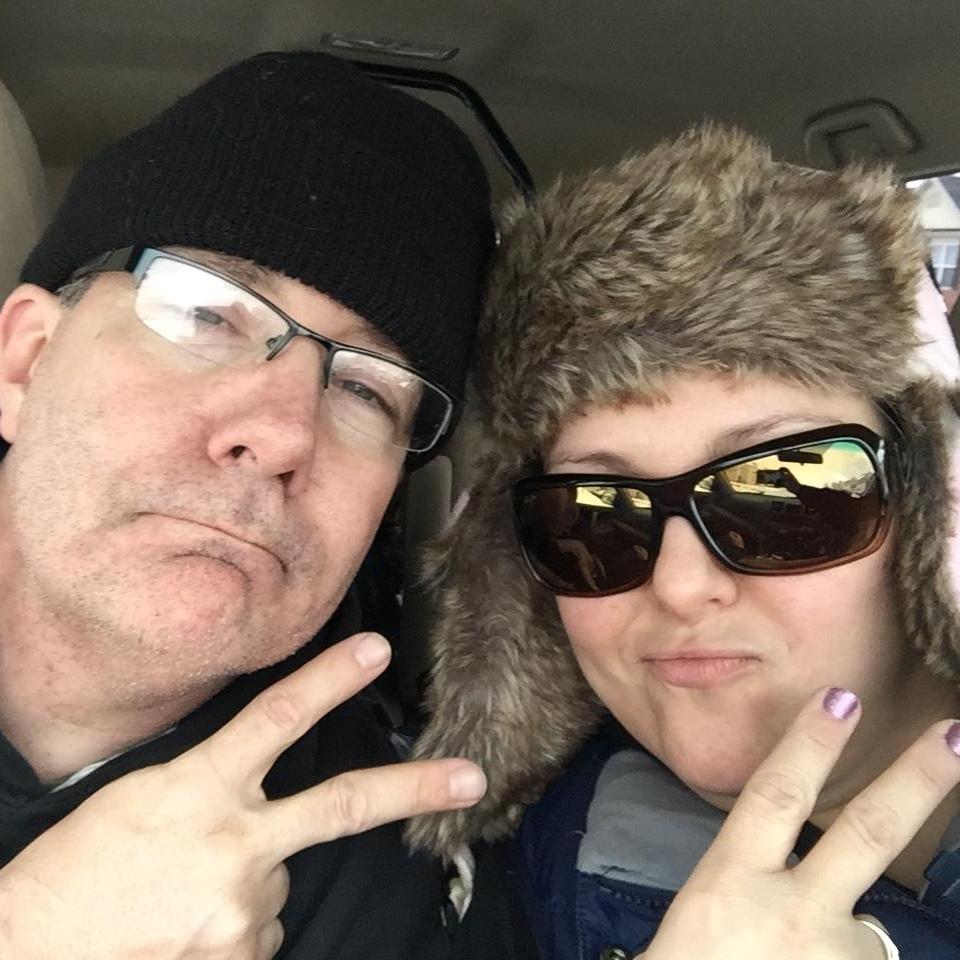The "Snow Bandits"  
On our way to plow out Mark's parents from the big snow storm