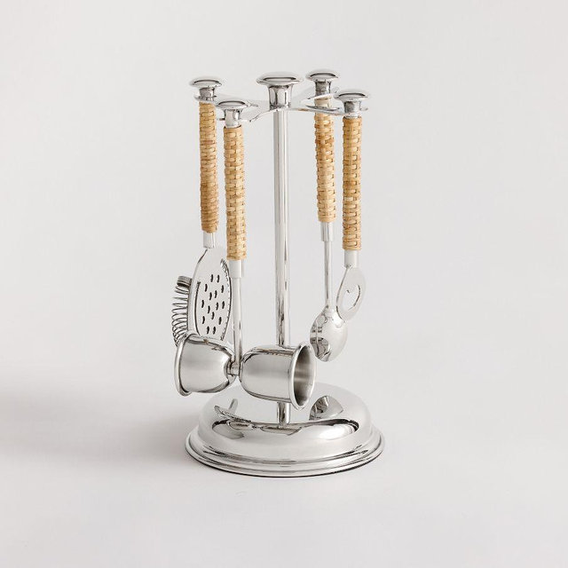 Monique Lhuillier Antibes 4-Piece Bar Tool Set - Natural