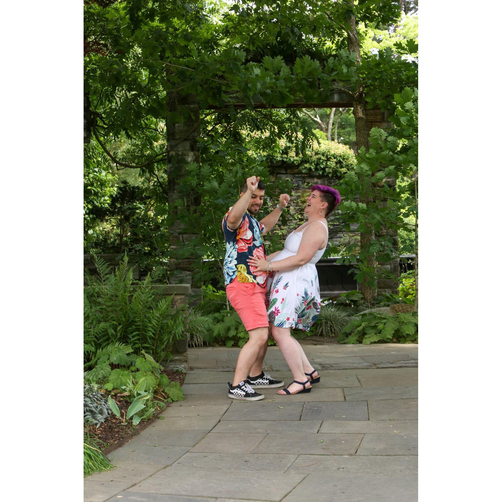 More than anything, we both feel blessed to have someone to dance through life with, who isn't afraid to be silly, and who can always make you laugh.