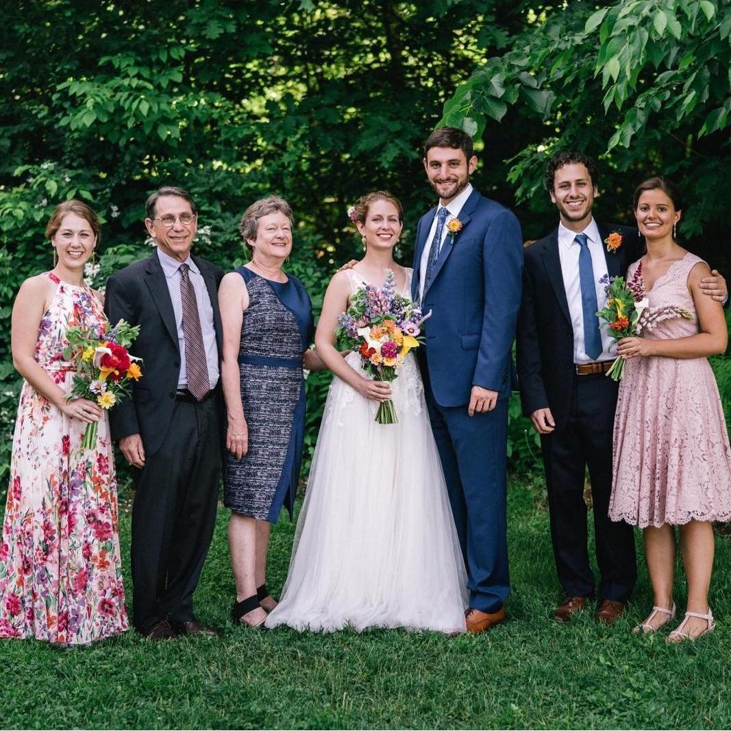 At Anna & Sam's wedding on June 17, 2017 in Fairlee, VT.