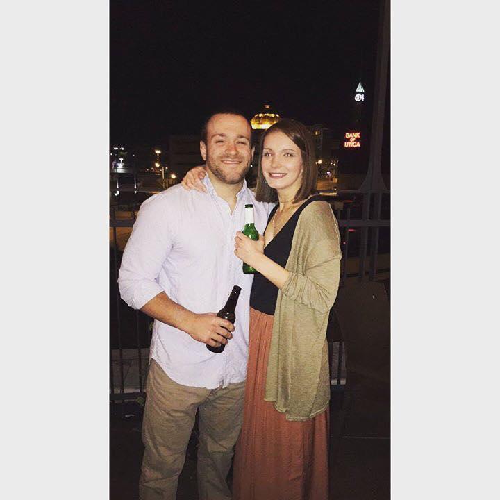 One of our first dates together