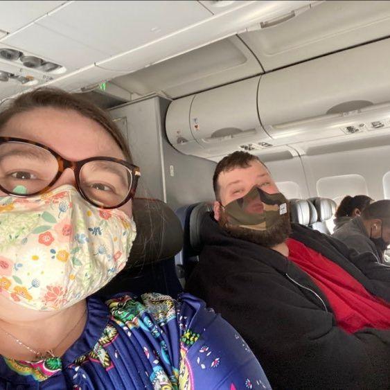 First Flight and Long Distance Trip together.