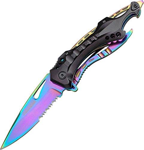 TAC Force TF-705RB Tactical Spring Assisted Knife 4.5&quot; Closed