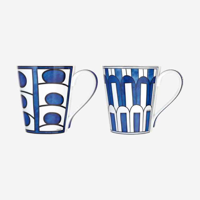 Bleus d'Ailleurs set of 2 mugs