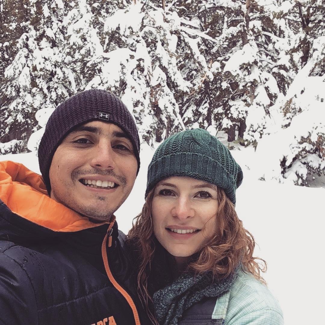 Snowy adventure on Mount Rose.