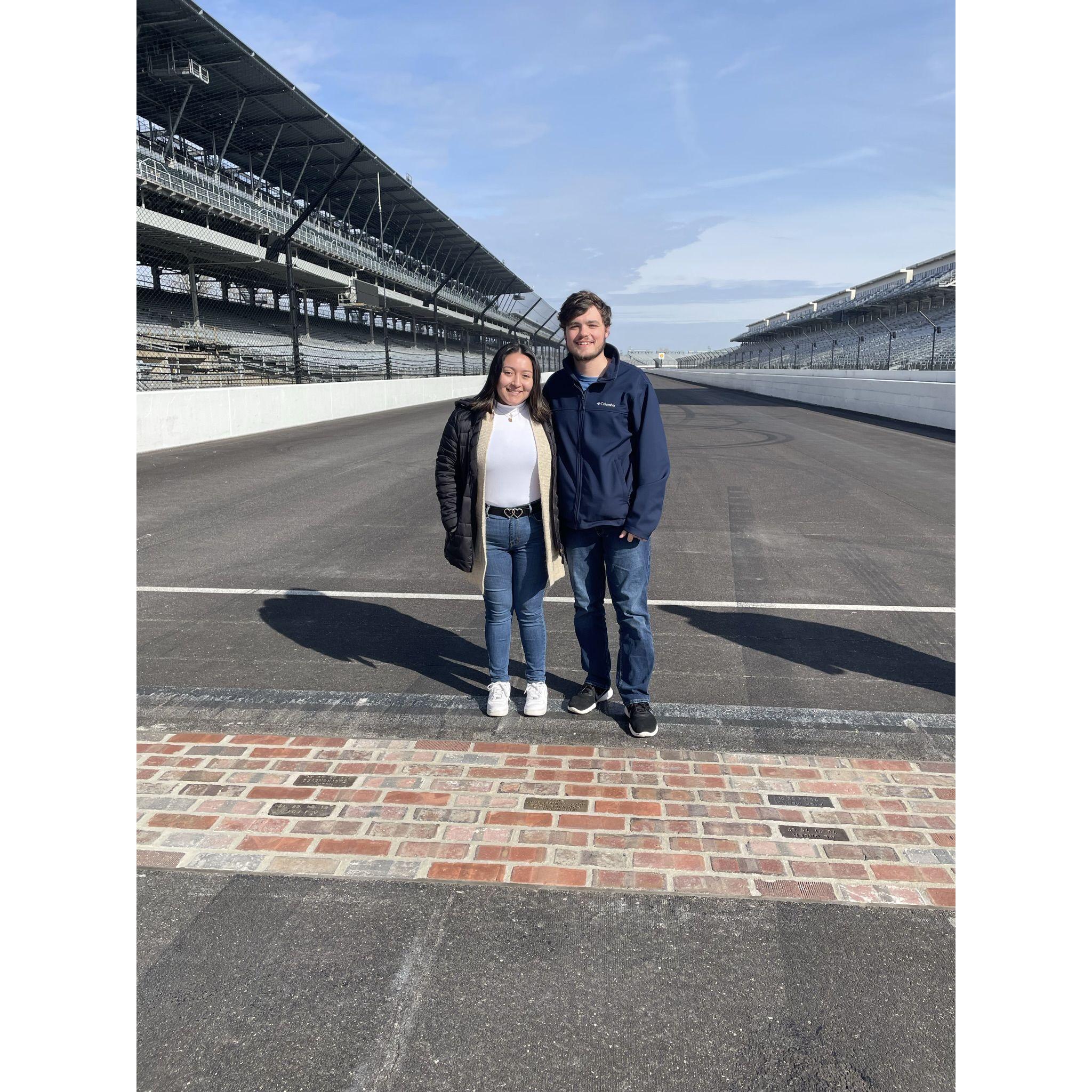 Saved our 2023 Valentine's Day to go to Indy during spring break. The Indy Speedway.