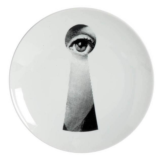 Tema e Variazioni Wall Plate - No. 14 - Black and White