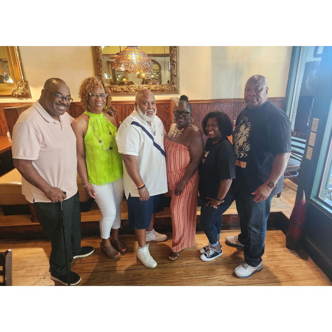 Laughter, love, and good company; Alan and Mamie enjoying a special date night out with close friends and unforgettable vibes.