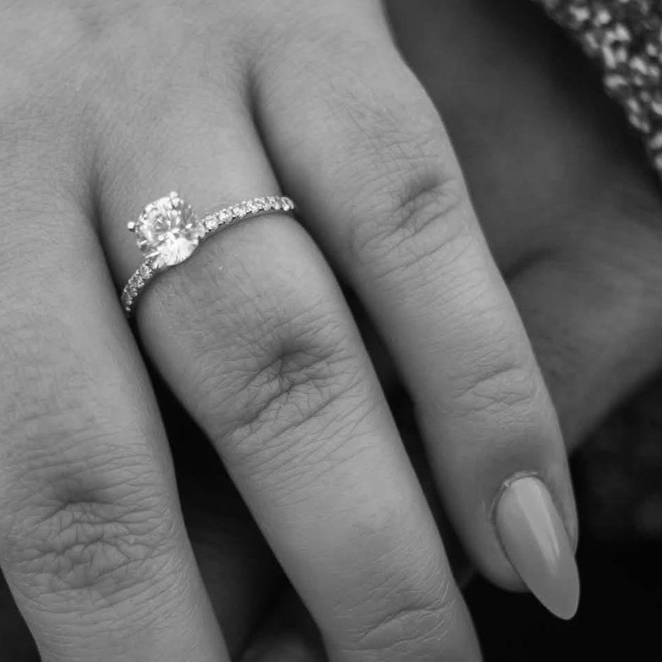 Andreea's beautiful ring. Wesley picked really well.
