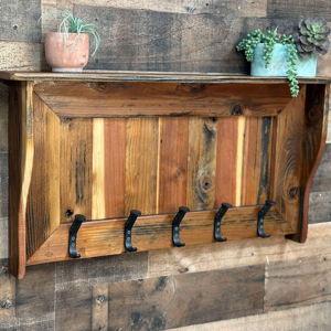Custom Coat Rack from Local Carpenter