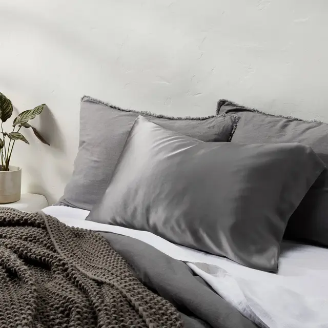 Solid Silk Pillowcase - Casaluna™