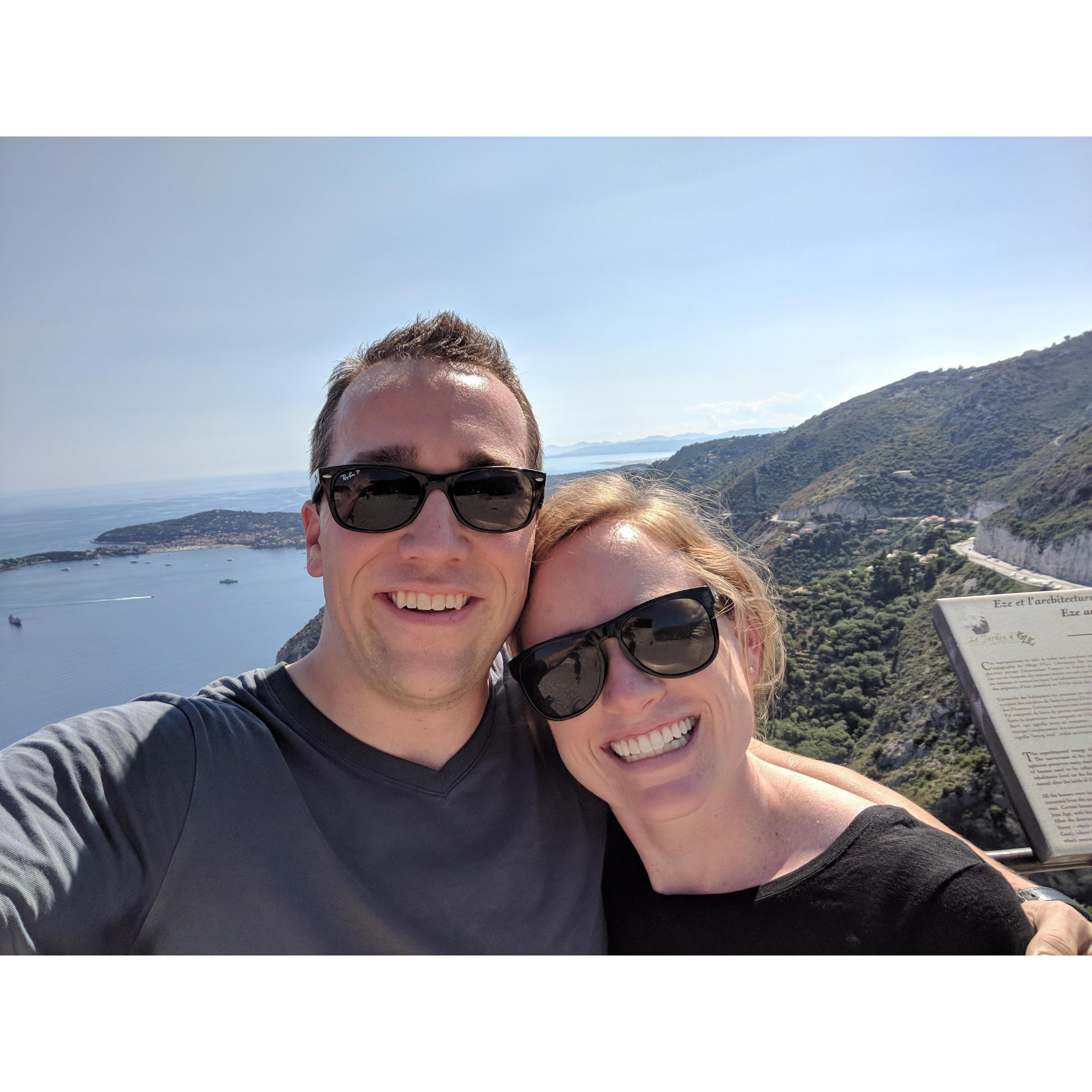 Right before getting engaged. Eze, France