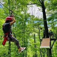 Zip Lining in Honduras
