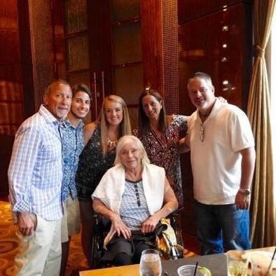 Dinner out with Grandma Susie.