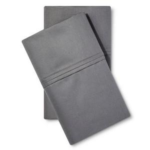 Performance 400 Thread Count Pillowcase Dark Gray (Standard) - Threshold™