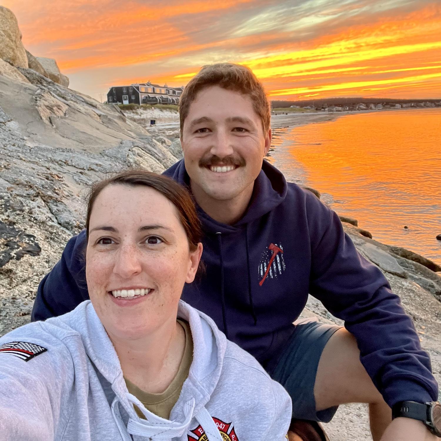 White Horse Beach, where we had our first place together!