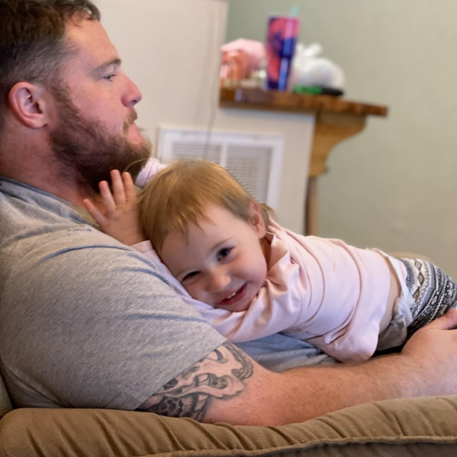 Marlowe and Daddy moment