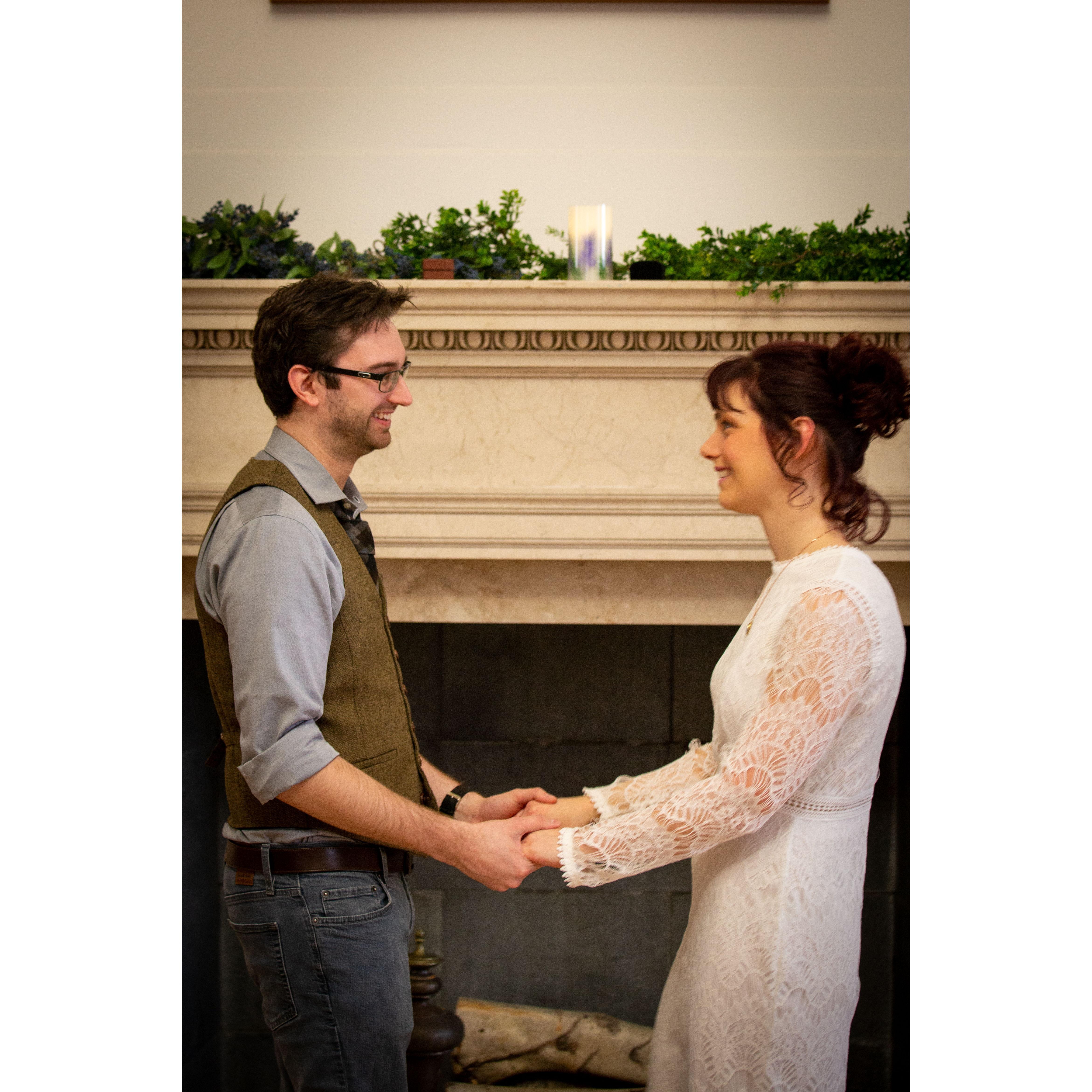 Saying Our Vows in the State of Maine Room