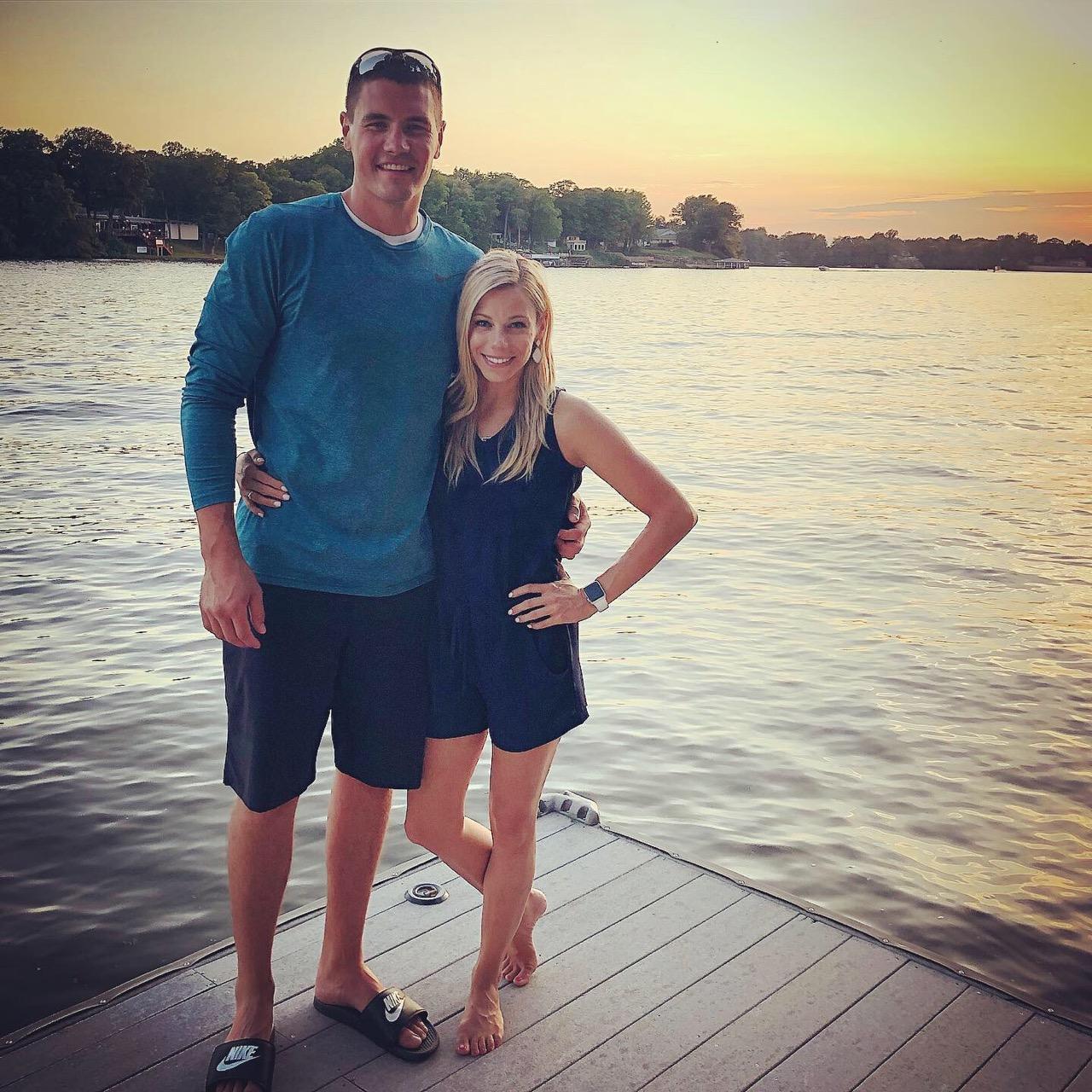 Visiting family in Indiana on lake Shafer to celebrate "Christmas in July"!