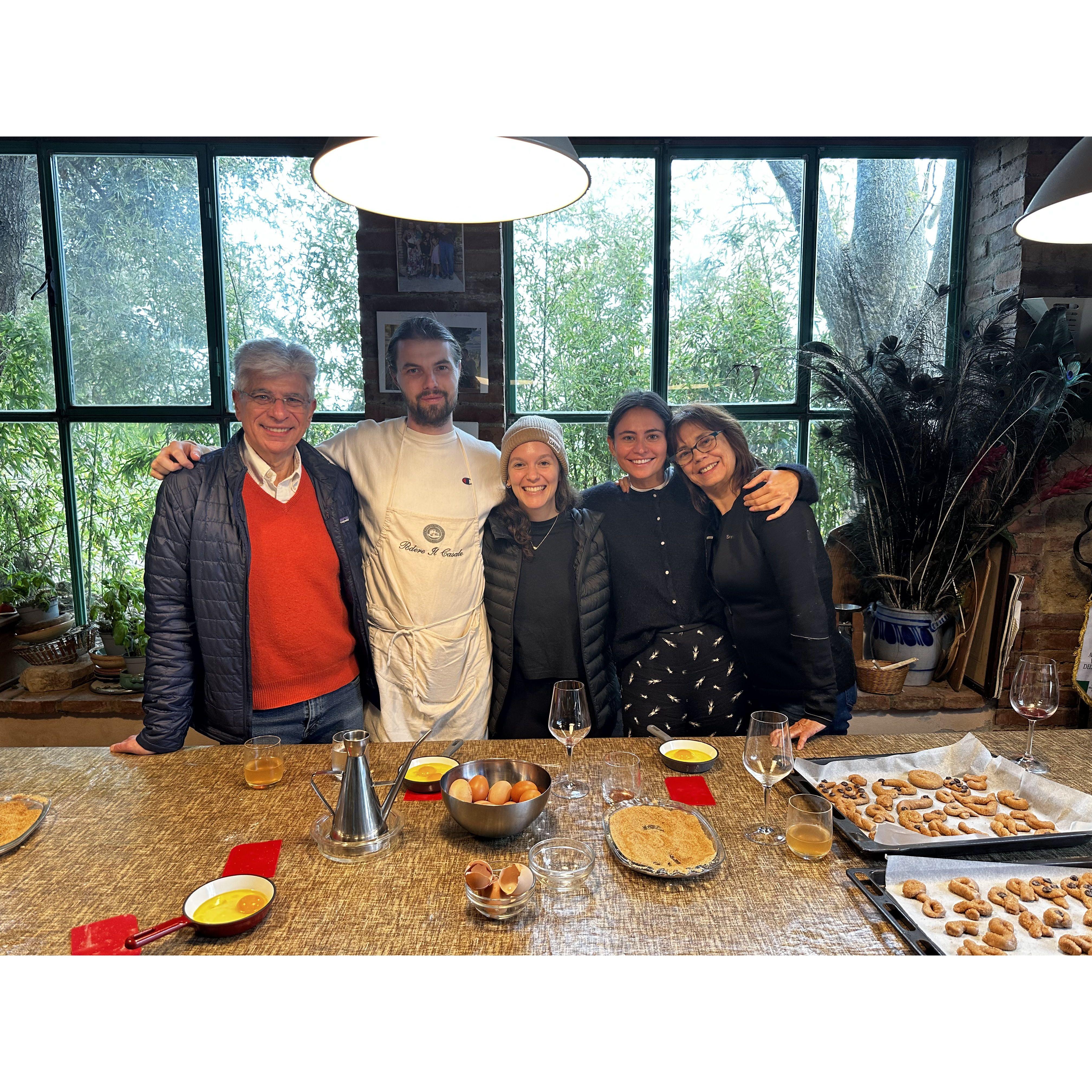 November 2023 — cooking class in Tuscany