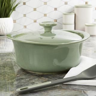 Leo Balance 4.5 qt. Stone Casserole with Lid
