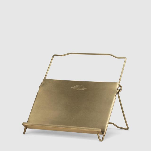 Brass Cookbook & Tablet Stand