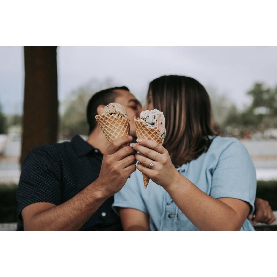We have a serious love for ice cream- preferably a waffle cone!