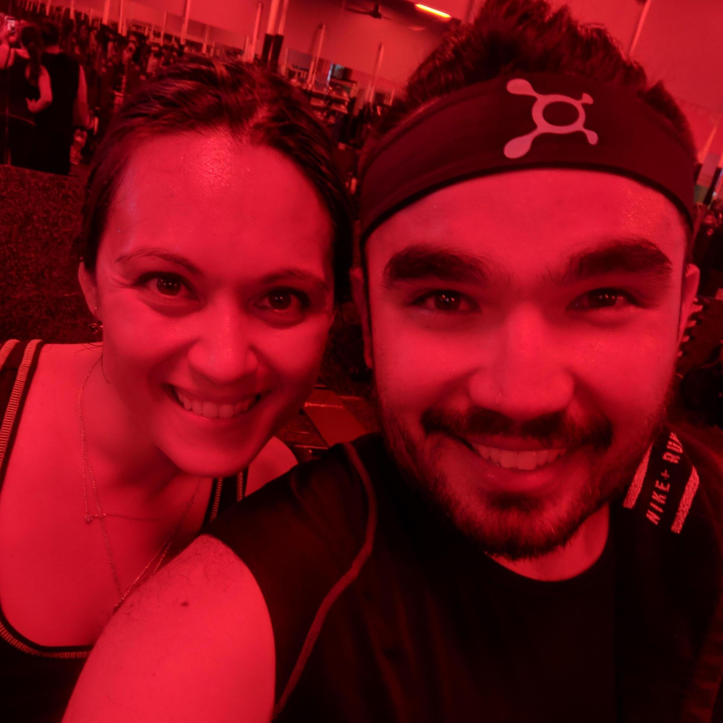 We started working out together at Orangetheory in 2018