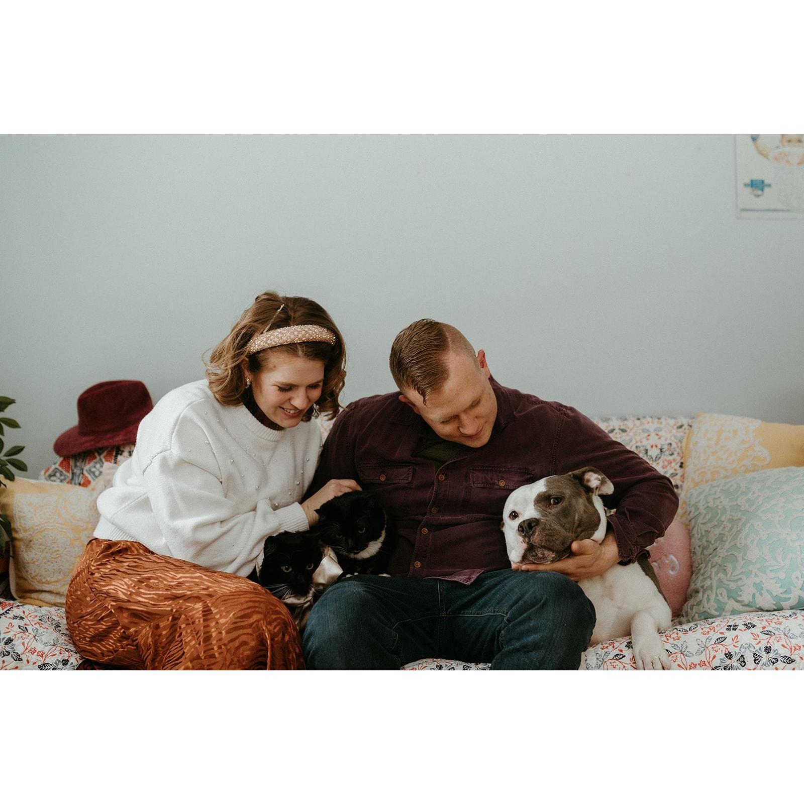 Our little family: Meaty, Teak & Birch