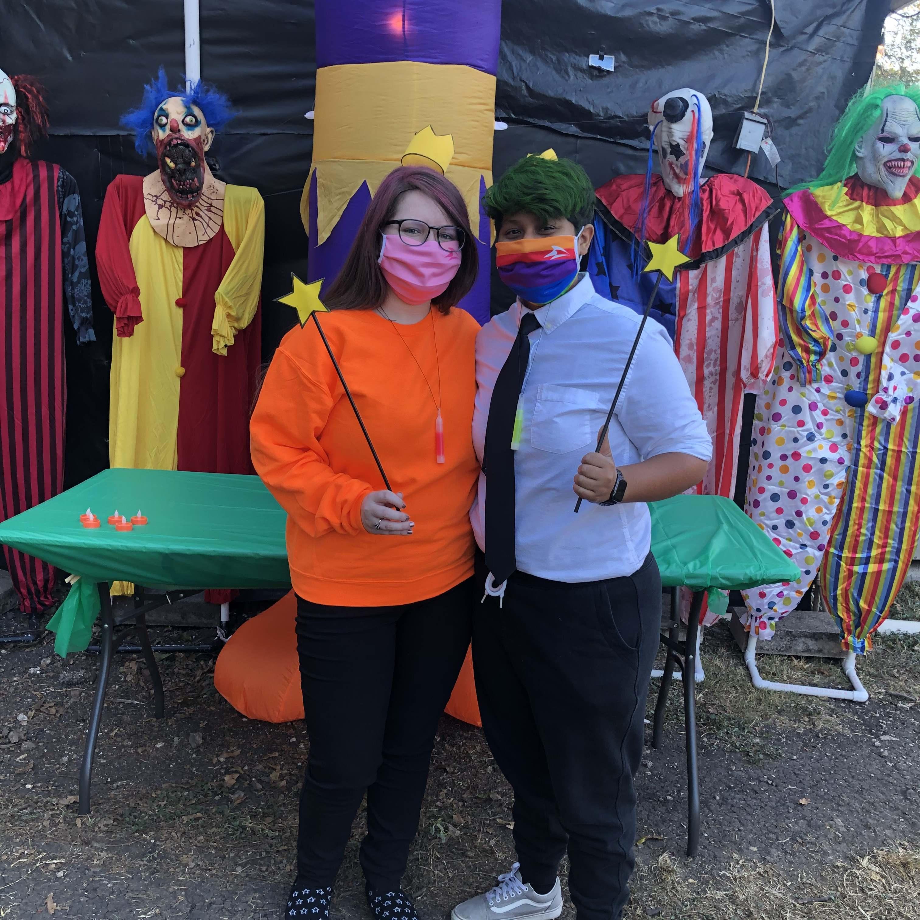 October 2020. Cosmo and Wanda for Halloween!