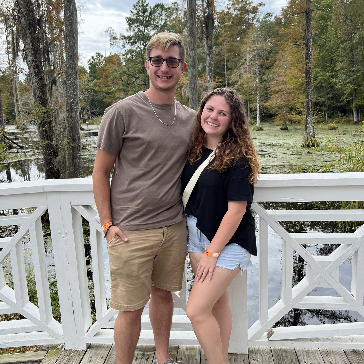 We went kayaking in the swamp where they filmed some of the note book.