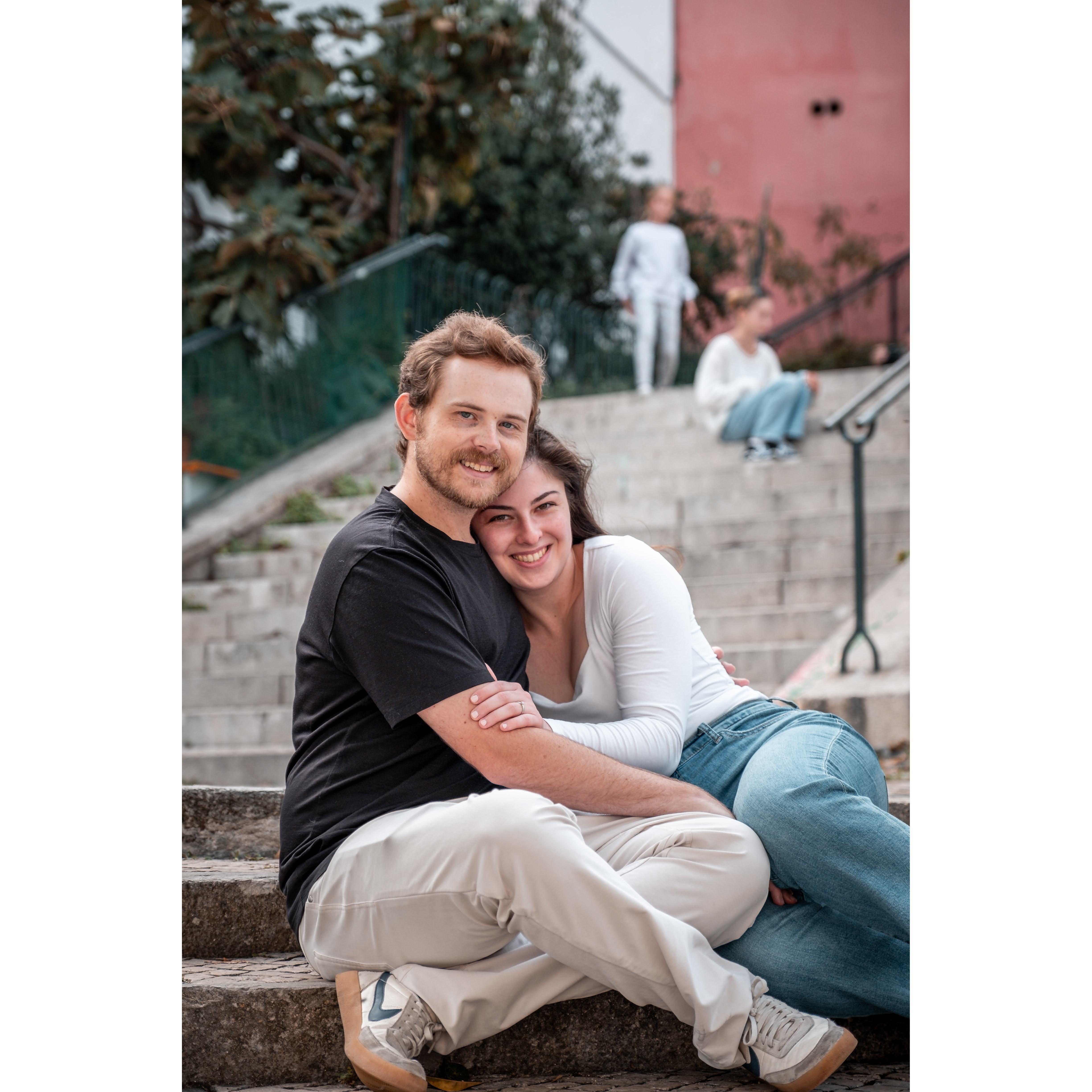 Engagement pictures in Lisbon, Portugal. 2023.