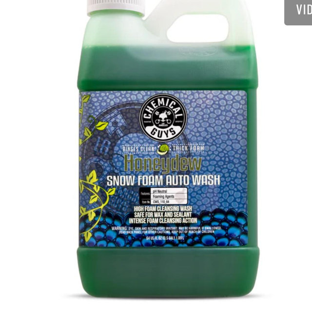 Honeydew Snow Foam Auto Wash
