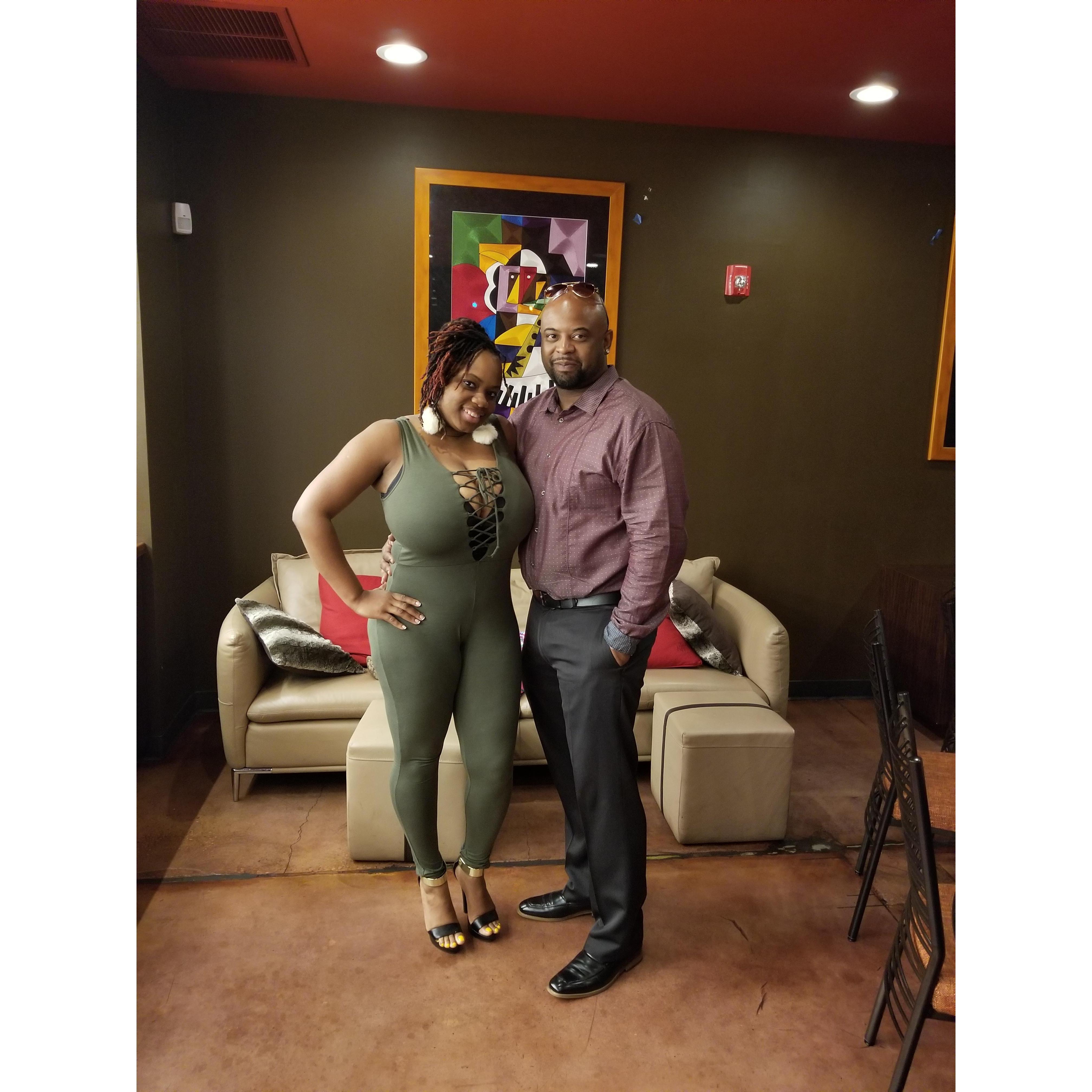 Birthday dinner with friends and family