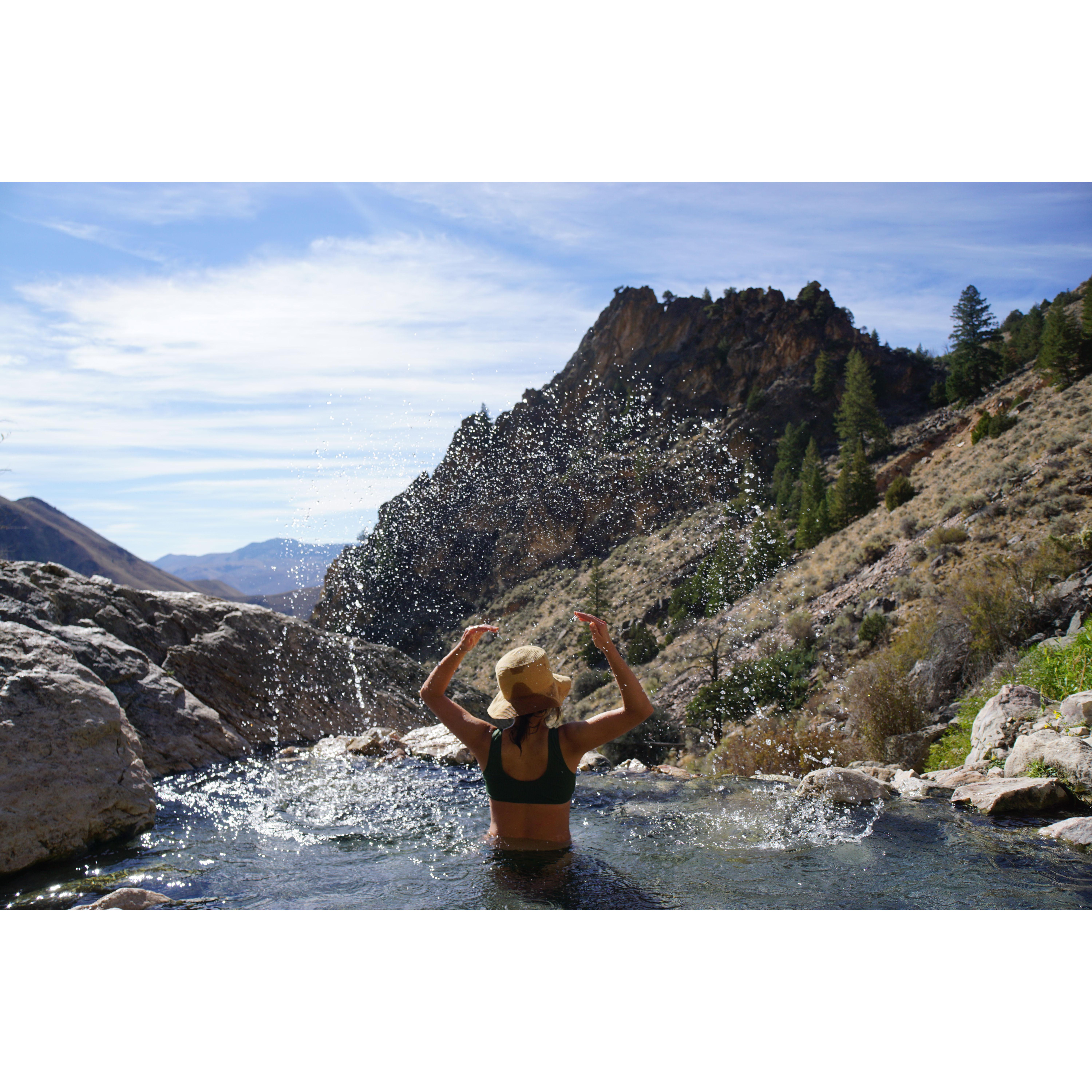 Sep 2021 - Adventuring in Idaho. Goldbug Hot Springs.