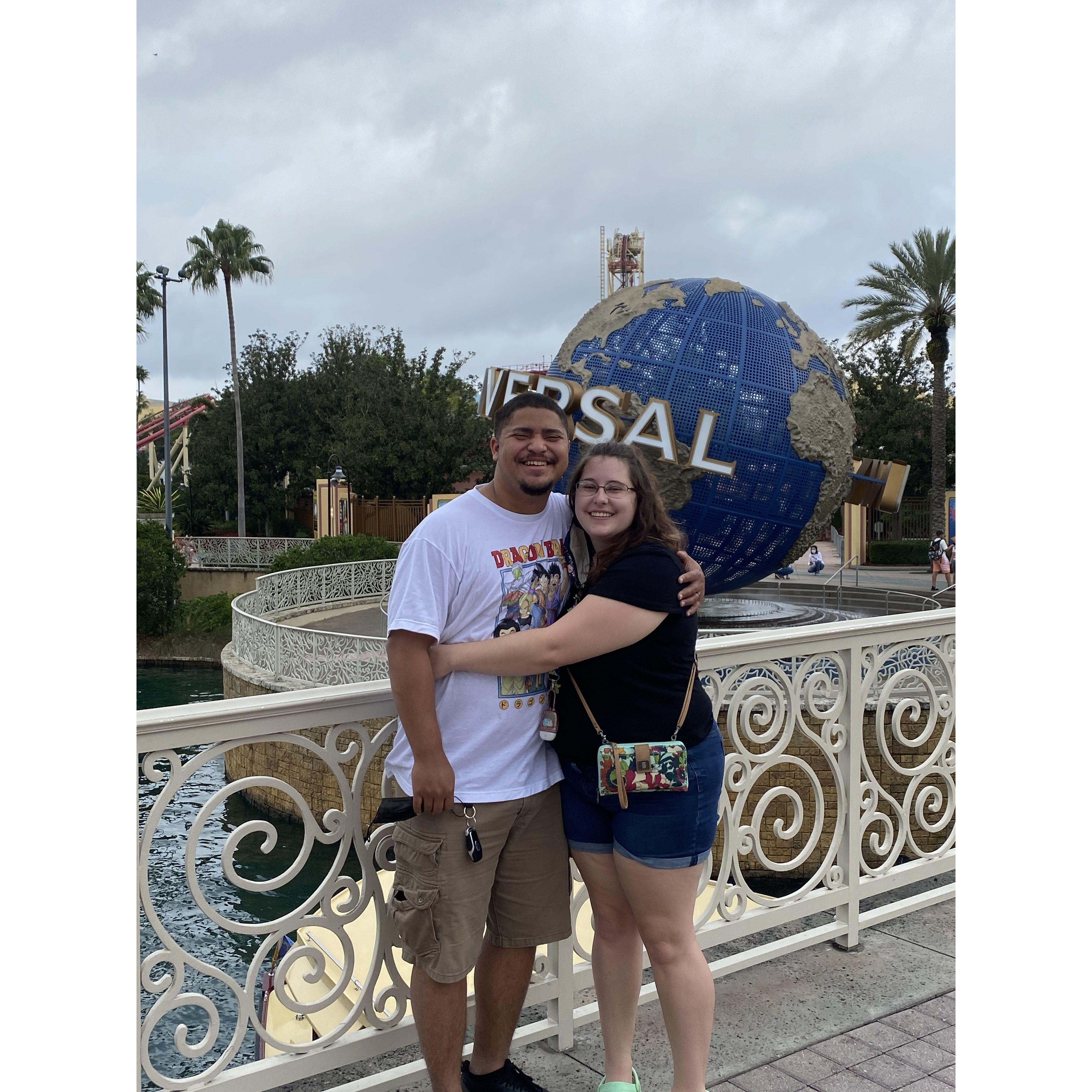 Universal studios is one of our favorite places to hang out