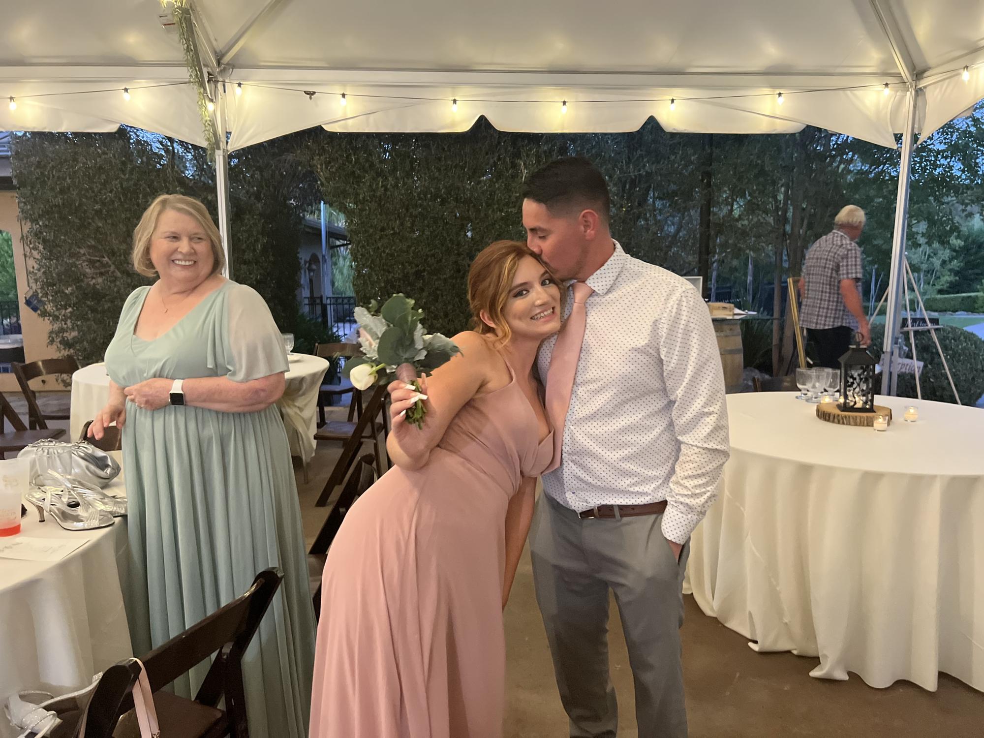 Paige caught the bouquet! ;)