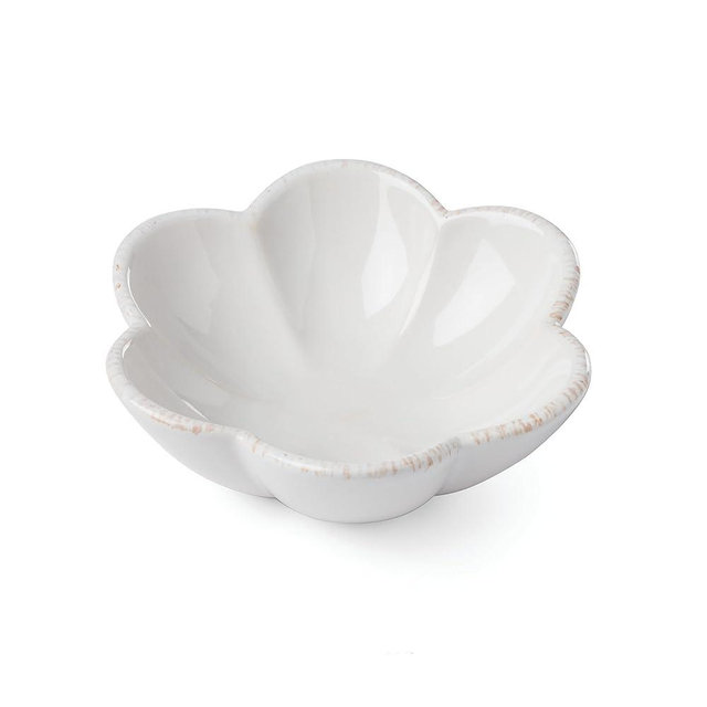 LENOX French Perle Scallop Ring Dish, 1 Count, White