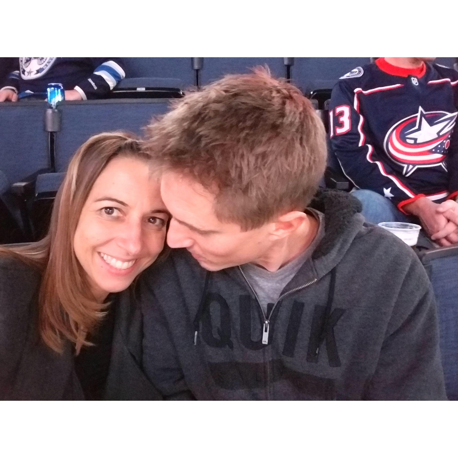 They enjoy the occasional hockey game
