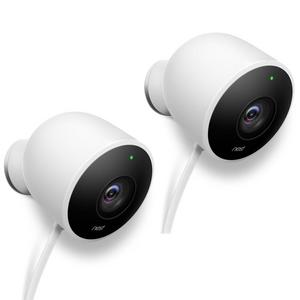 NestCam NC2100ES Outdoor HD Security Surveillance Camera w/ 2 Way Audio (2 Pack)