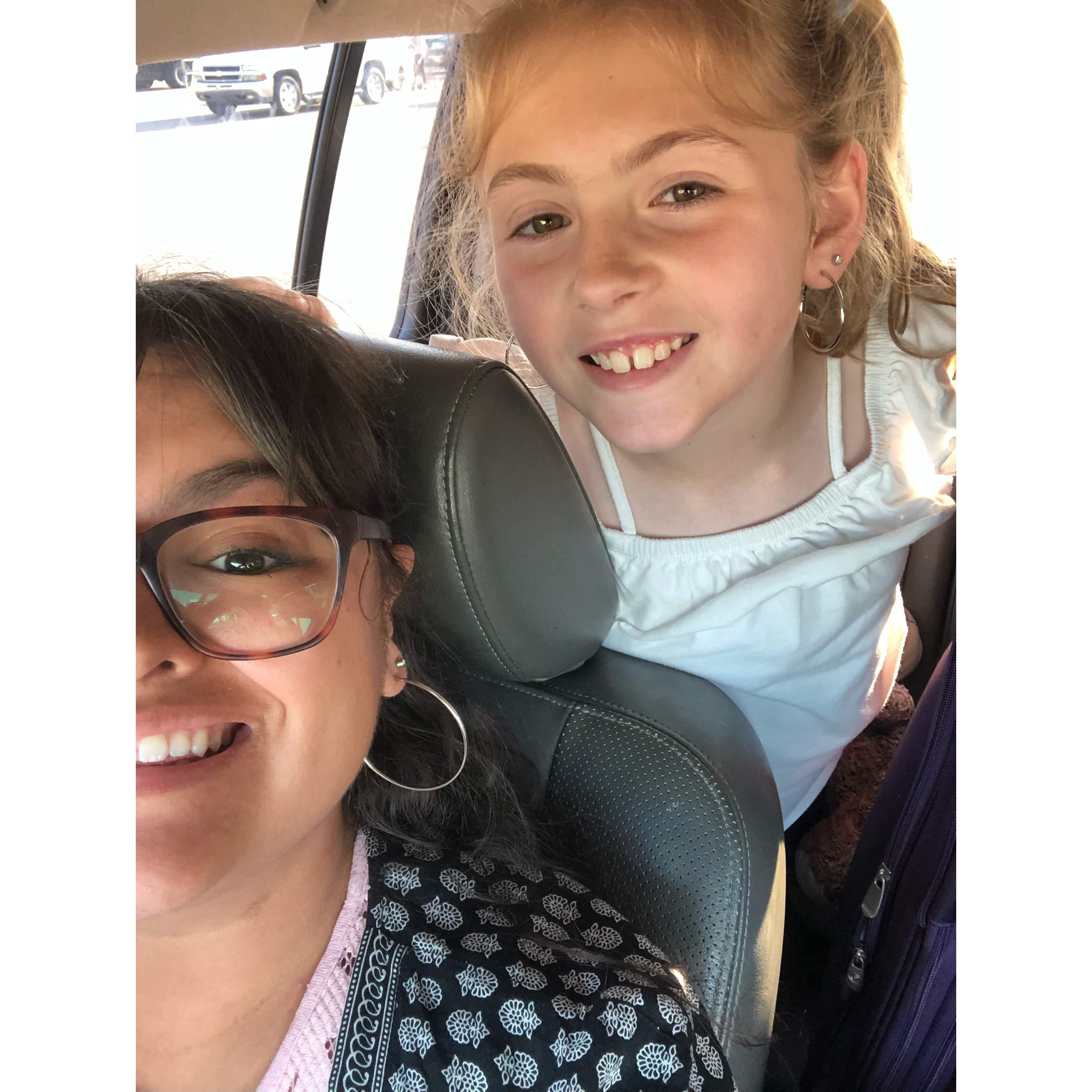 Brandi & Greylyn shared a first! They got their second piercing together.
