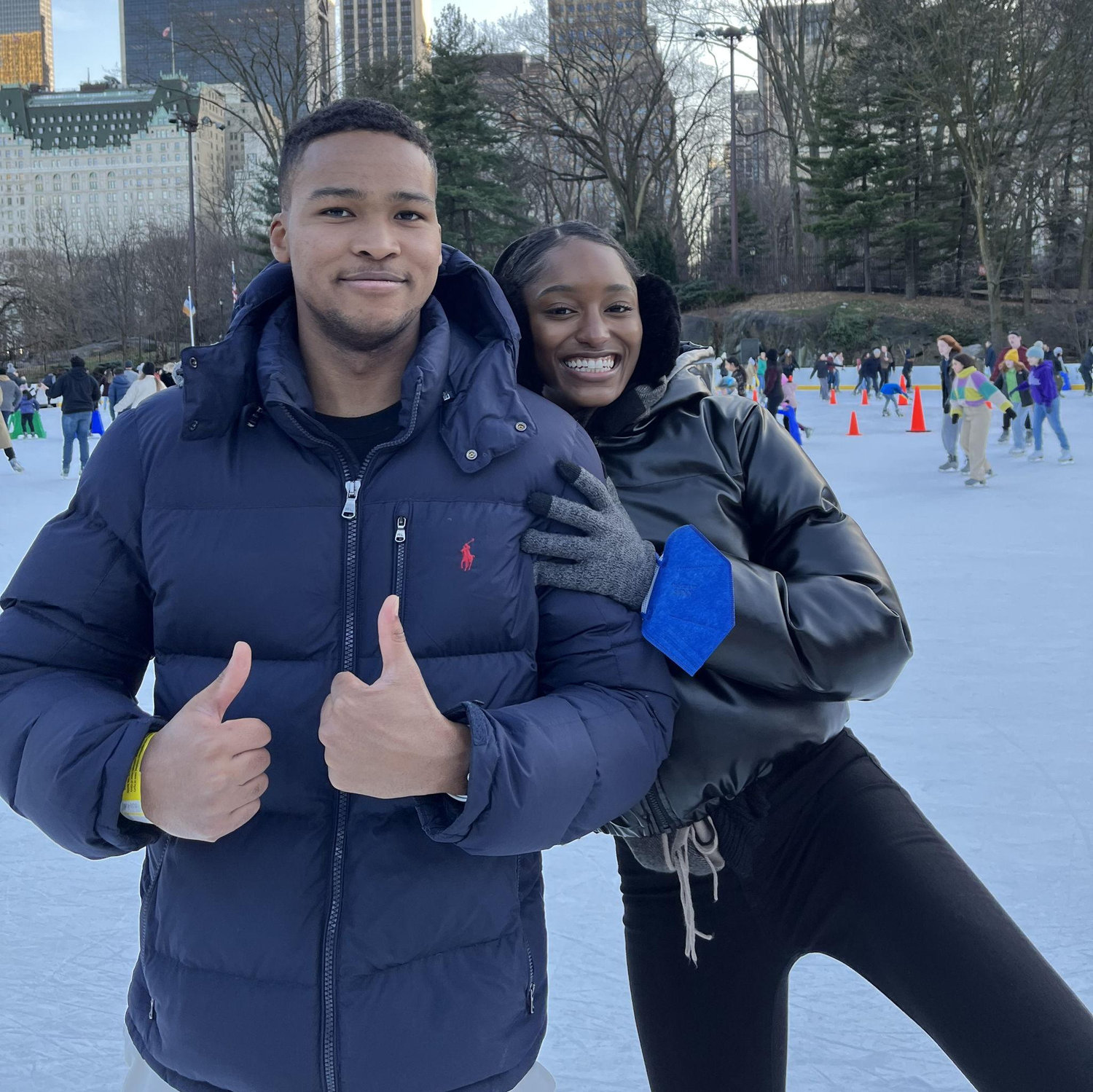 Aria's 25th Birthday where Roger did something he hated for her  (he ice skated) - after 6 years of dating he finally came around - February 2024