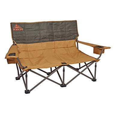 Kelty Low Loveseat Camping Chair – Portable, Folding Chair for Festivals, Camping and Beach Days - Updated 2019 Model