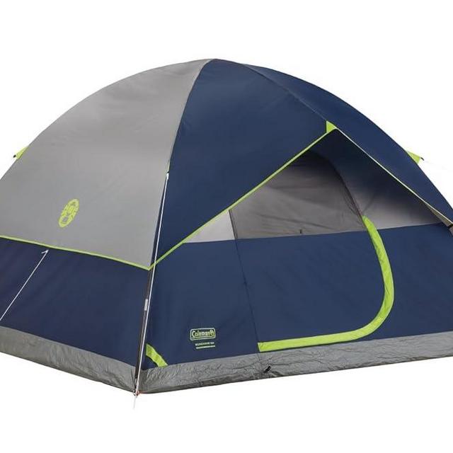 Coleman Sundome Camping Tent with Rainfly, 2/3/4/6 Person Tent Sets Up in 10 Mins, Weatherproof Tent for Camping, Festivals, Backyard, Sleepovers, & More