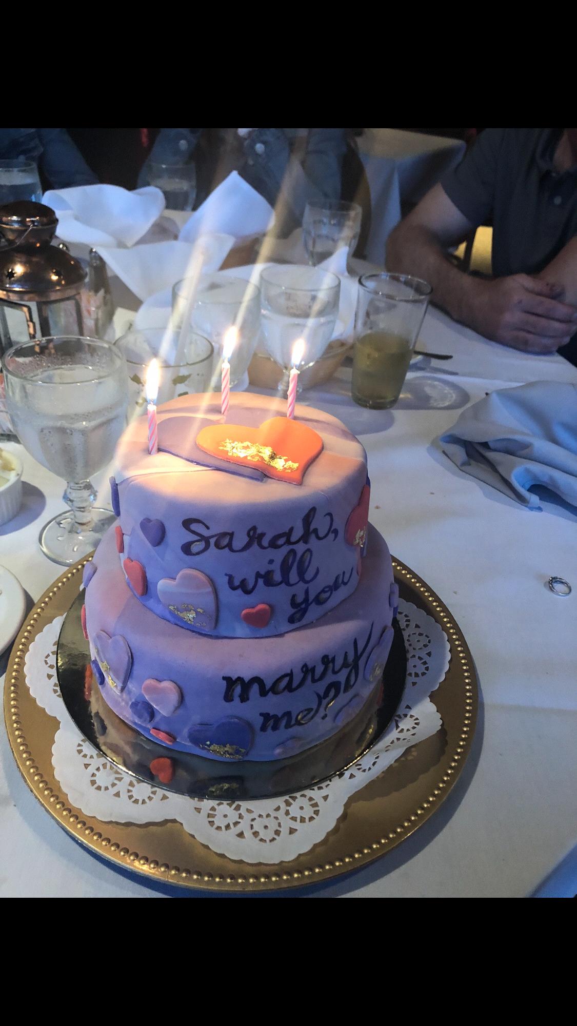 The cake!!