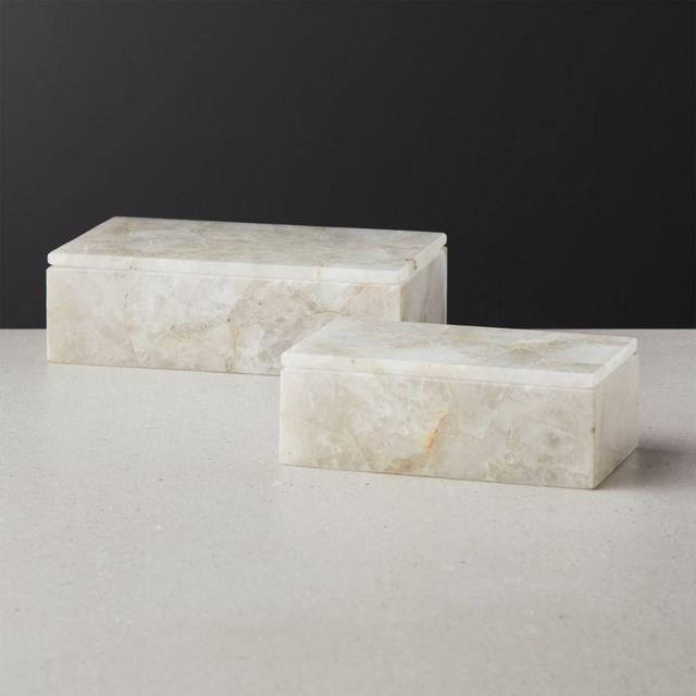 Celeste Quartz Boxes